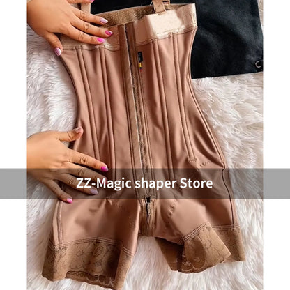 Women's Colombian Postpartum Reducers Girdle Shapers Waist Trainer Corset For Post-Surgical Use Slimming Sheath Tummy Shapewear