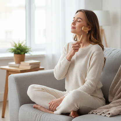 Facial Lifting Stick Wrinkle Remover Wooden Face Spa Massager Guasha Face Slimming Massage Roller Wood Therapy Gua Sha Массажер