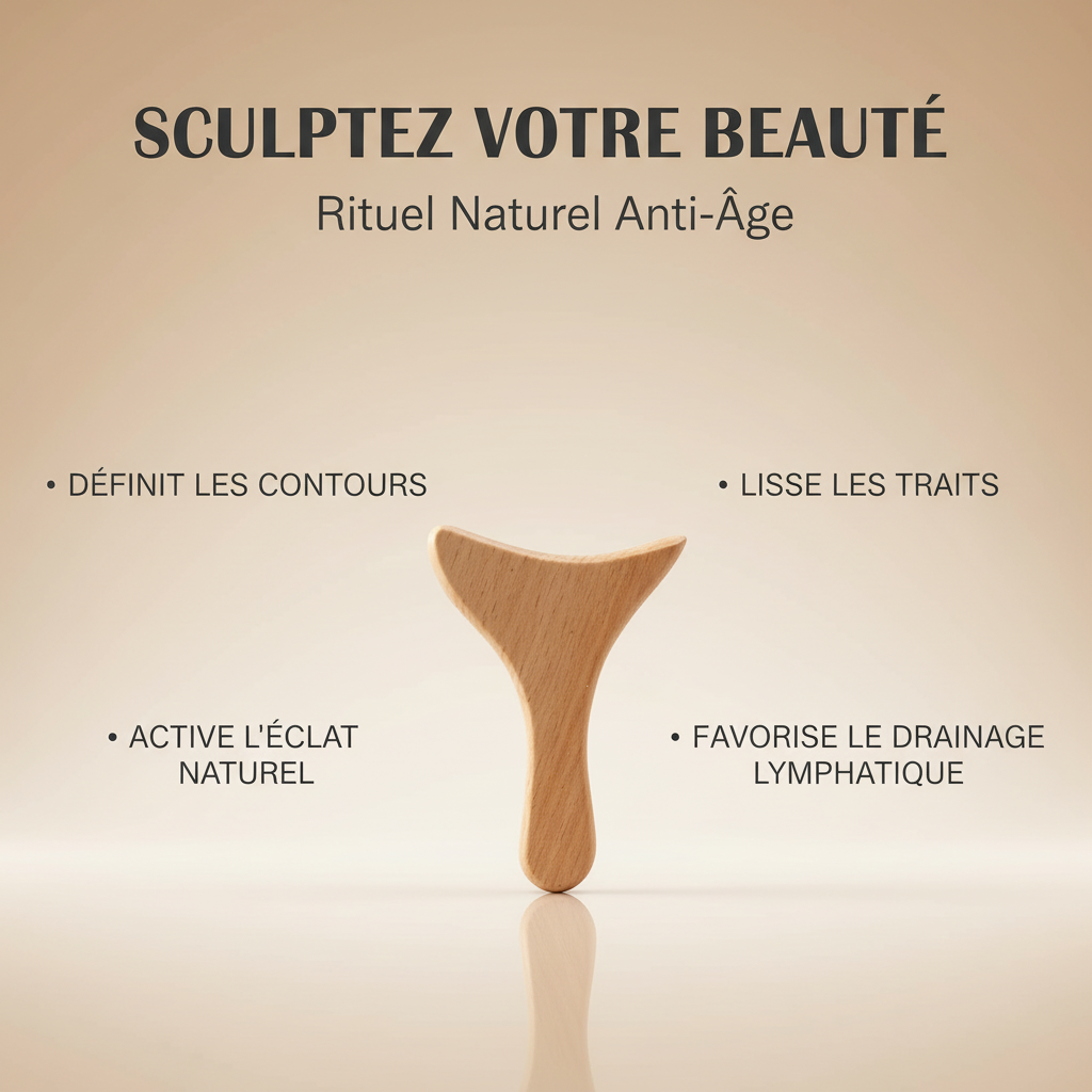 Facial Lifting Stick Wrinkle Remover Wooden Face Spa Massager Guasha Face Slimming Massage Roller Wood Therapy Gua Sha Массажер